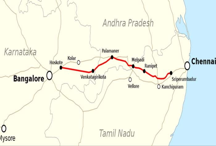 Bengaluru-Chennai Expressway: Now Travel Between These Two Cities In Just 2 Hrs; 4-Lane E-Way To Be Ready By Year-End