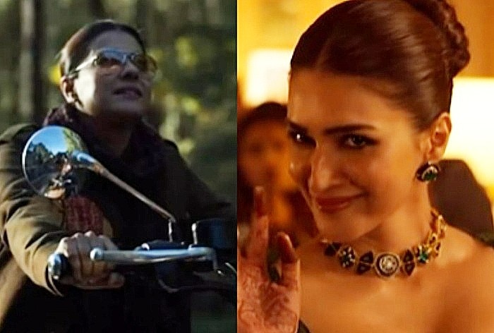 Do Patti Teaser Kajol Rides Bullet As A Cop On Chase Kriti Sanon Plays A Psycho In Netflix