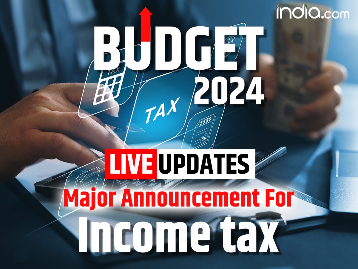 Tax Slab 2024 LIVE Updates FM Nirmala Sitharaman Likely to