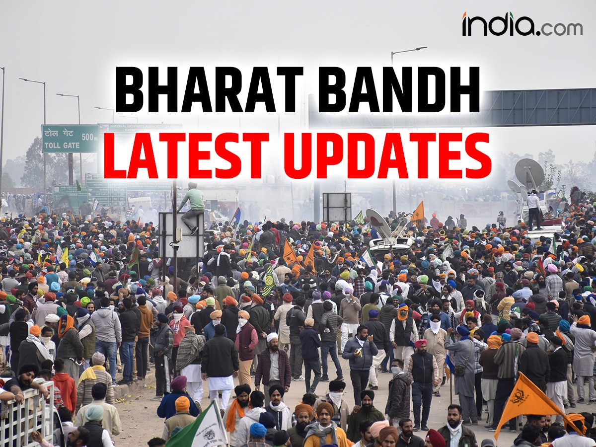 Bharat Bandh Latest Updates Agitating Farmer Dies of Heart Attack