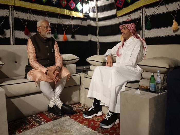 PM Modi Arrives In Doha, Holds 'Wonderful' Meeting With Qatar Counterpart On Boosting Bilateral Ties