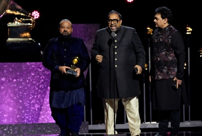 Shankar Mahadevan, Selvaganesh Vinayakram and Ganesh Rajagopalan win Grammy (Photo: AP)