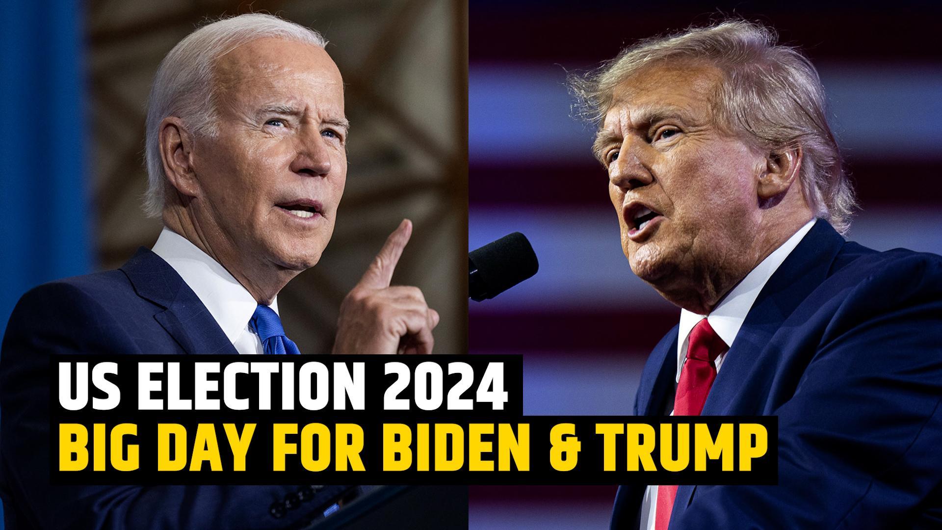 US ELECTION 2024 Super Tuesday, Big Day For Biden, Trump
