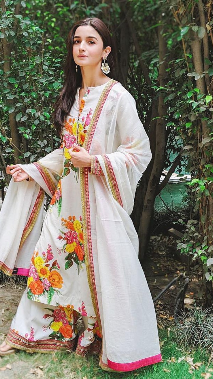 Alia Bhatt Serves Bridesmaid Fashion in Rani Pink Suit