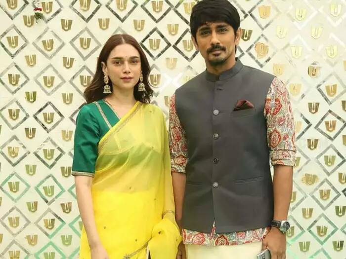 siddharth aditi rao hydari ki shadi  गुपचुप  तेलंगाना के मंदिर में लिए सात फेरे