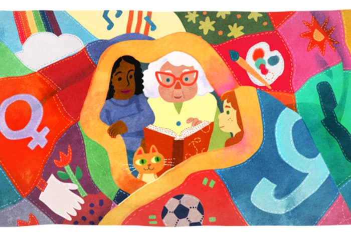 Google Doodle Celebrates International Women's Day, Depicts Quilt With Symbols of Progress