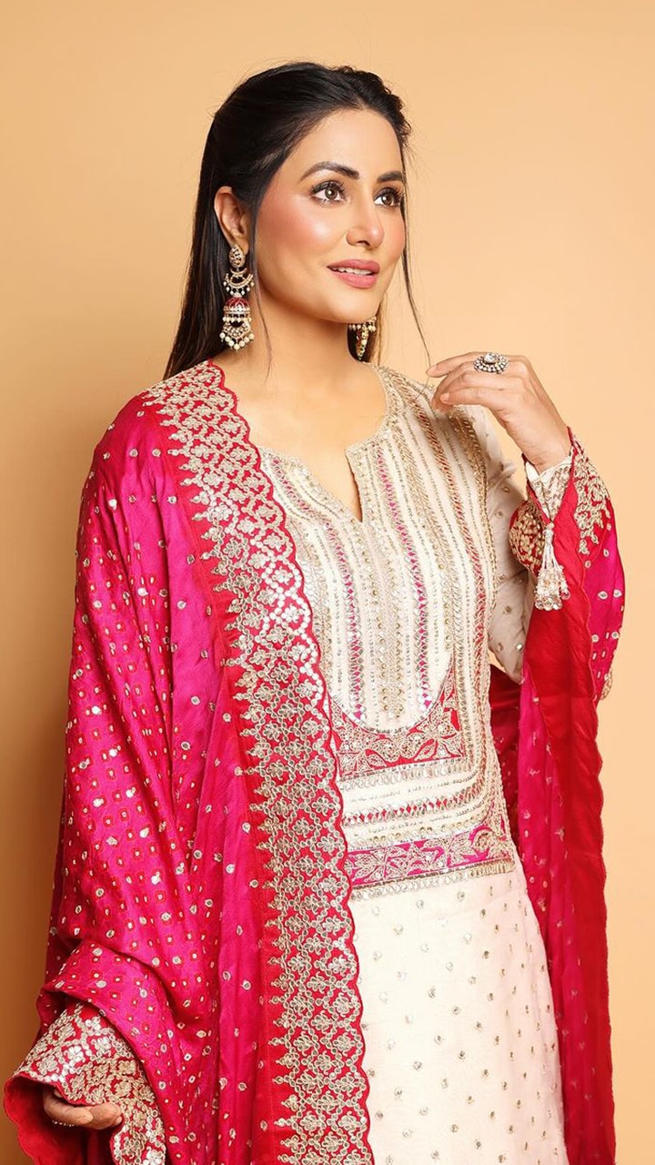 hina khan party dresses
