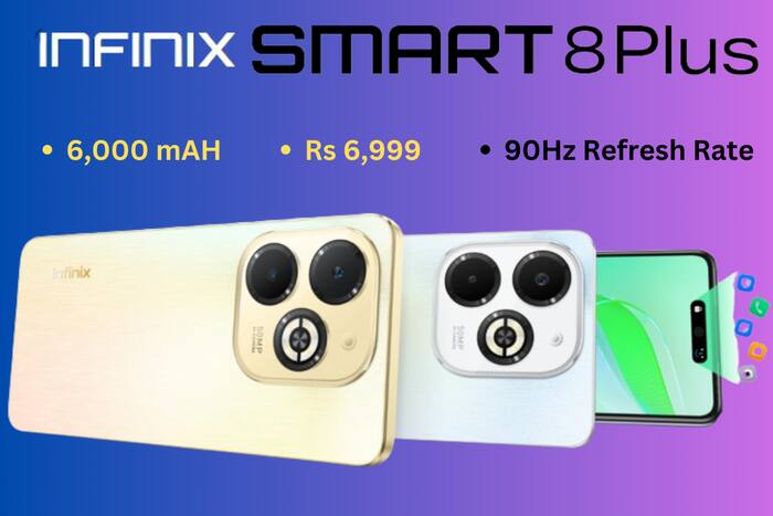 Infinix Launches SMart 8 Plus at Rs 6,999.