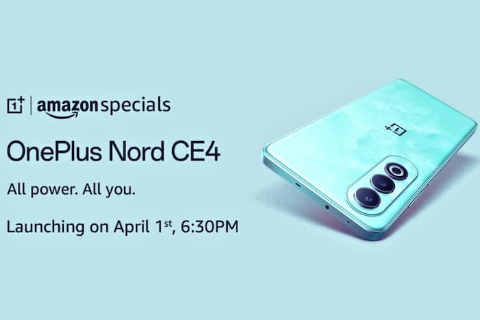 The OnePlus Nord CE4 is confirmed to launch in India on April 1, 2024.