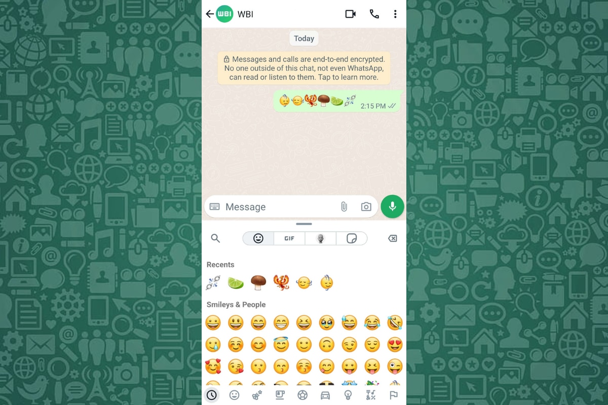 WhatsApp's new emojis