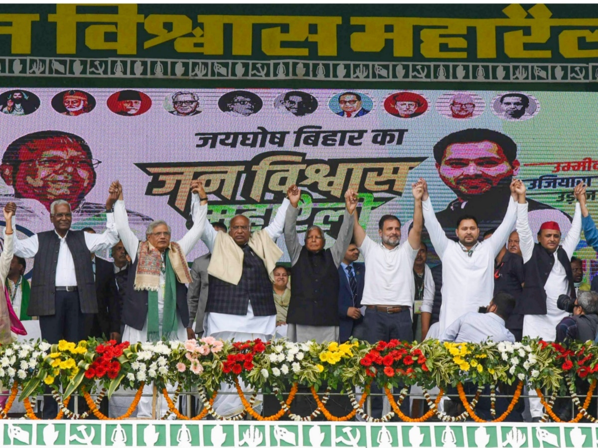 INDIA Bloc Sounds Poll Bugle As Top Leaders Converge At Mega Patna Rally