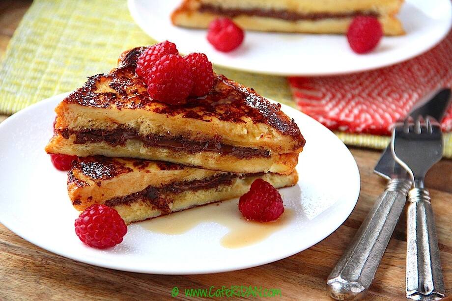 Homemade Nutella French Toast