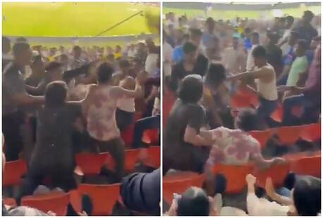 Rohit Sharma-Hardik Pandya Fans Fight During GT vs MI IPL 2024 Match | WATCH VIDEO