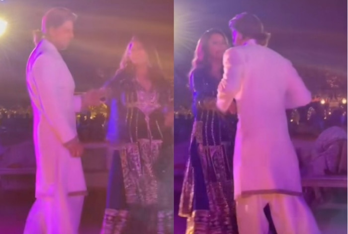 Anant Ambani-Radhika Merchant’s Pre-Wedding: Shah Rukh Khan Dances With Wife Gauri on ‘Main Yahaan Hoon,’ Fans Call Them ‘Veer Zara’ – WATCH