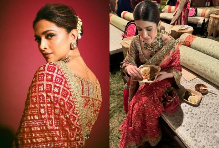 Shanaya Kapoor or Deepika Padukone: Who Wore Red Gharchola Saree Better at Ambani Pre-Wedding Bash?