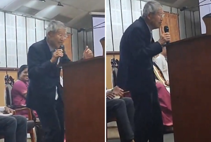 77歳の日本人男性がラジニカーントの「ムトゥ」のタミル語の歌を歌い、ソーシャルメディアで広く評価され、拡散した動画を見る