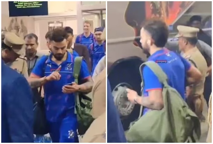 Virat Kohli Gets King-Like Welcome at Airport as RCB Arrive in Chennai For IPL 2024 Opener vs CSK