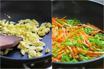 How to Make Scrambled Egg Vegetable Stir Fry