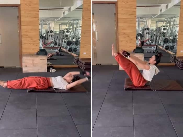 Rashmika Mandanna Finds Her 'Happiest Time' in Core Strengthening Workout, Serves Fitness Inspo For Lazy Sundays - Watch