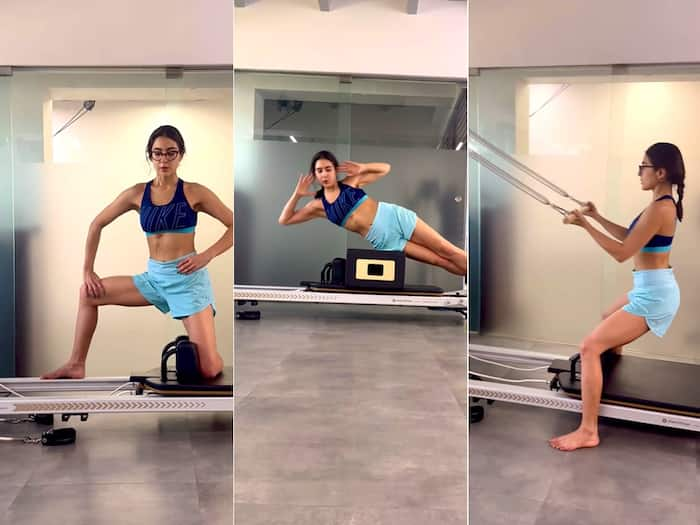 Sara Ali Khan Can't Stop Won't Stop Dishing Out Major Fitness Motivation Through Pilates Workout - Watch Video