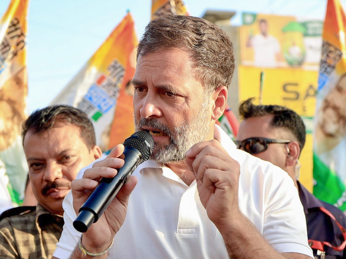 Congress Leader Rahul Gandhi Concludes Bharat Jodo Nyay Yatra In Mumbai