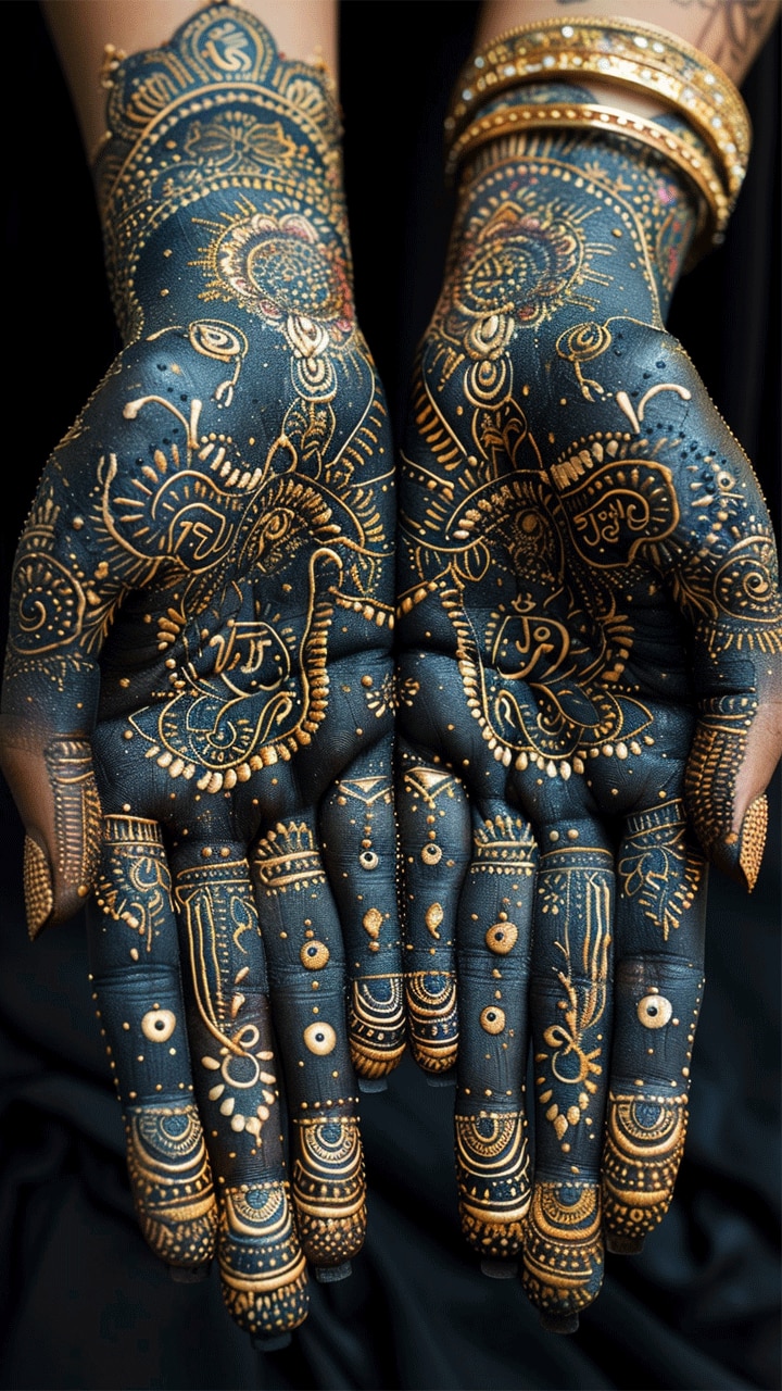 STUNNING BACK HAND MEHNDI DESIGNS for Navratri