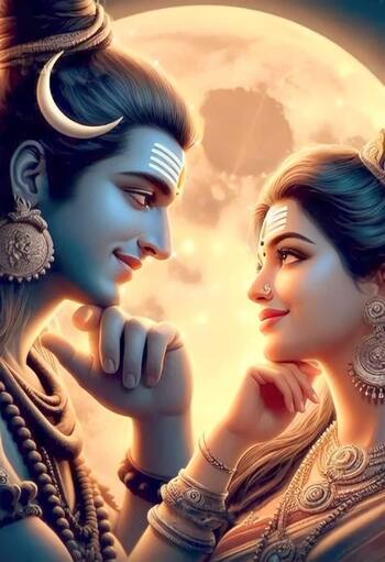 Shivratri 2024: Beautiful AI Photos of Lord Shiva With Mata Parvati