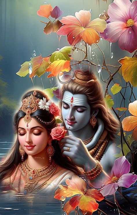 Beautiful pictures of lord deals shiva and parvati