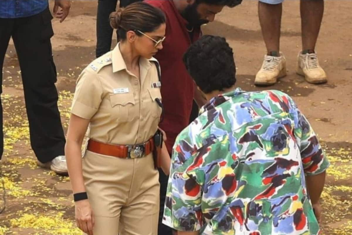 Deepika Padukone Flaunts Baby Bump in Uniform, Check Out Pics From Sets of  Singham Again