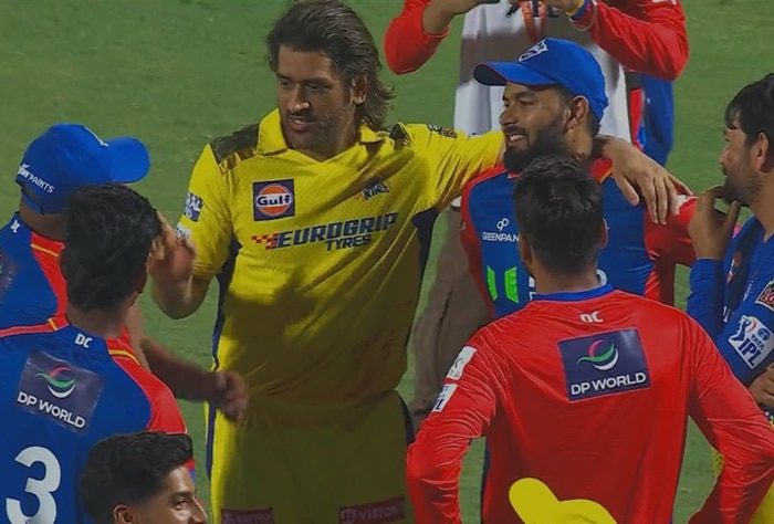 Ms Dhoni Rishabh Pants Bromance Steals Show After Dc Beat Csk In Ipl 2024 Game Viral Pics 2508