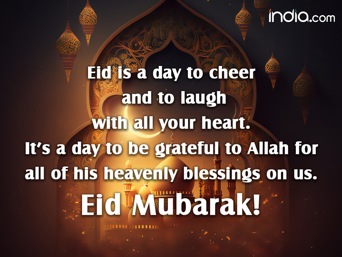 Eid is a day to cheer and to laugh with all your heart. It’s a day to be grateful to Allah for all of his heavenly blessings on us. Eid Mubarak!
