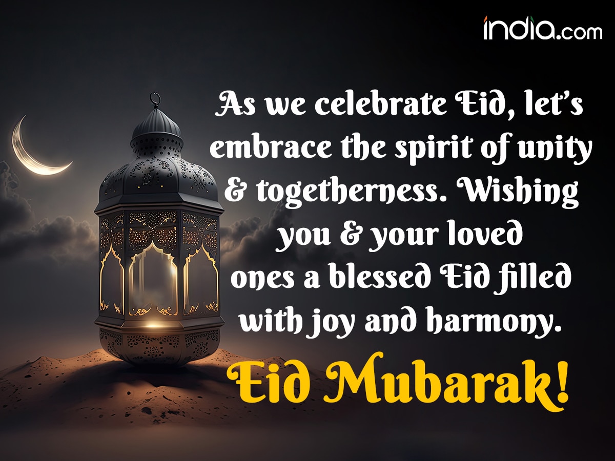 As we celebrate Eid, let’s embrace the spirit of unity and togetherness. Wishing you and your loved ones a blessed Eid filled with joy and harmony. Eid Mubarak!