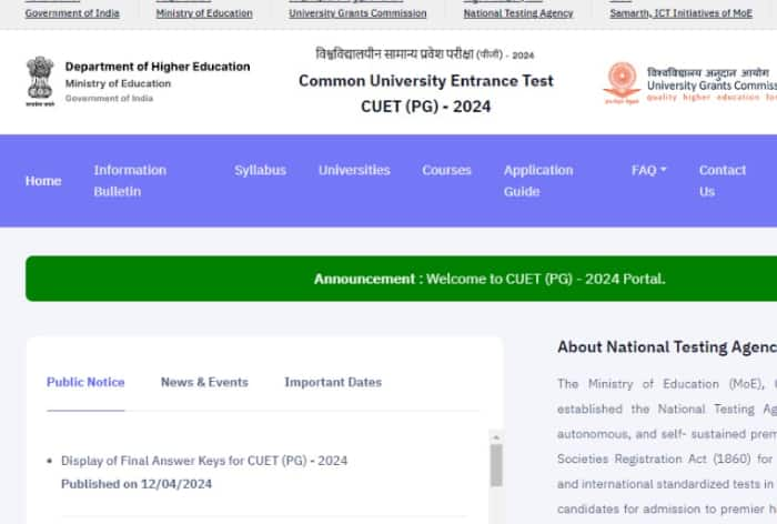 CUET PG 2024 Result Link Active; How to Check NTA CUET Scores