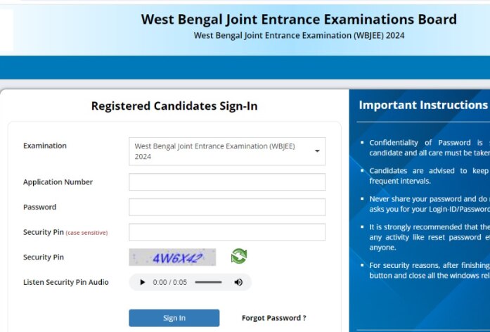 WBJEE 2024 Admit Card to Release Today; Direct Link, West Bengal JEE Exam Date Here