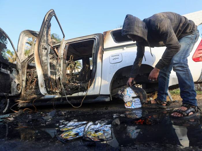 7 Gaza Aid Workers Killed In Israeli Airstrike: Sunak, Biden Express Outrage; 'This Is War', Says Netanyahu
