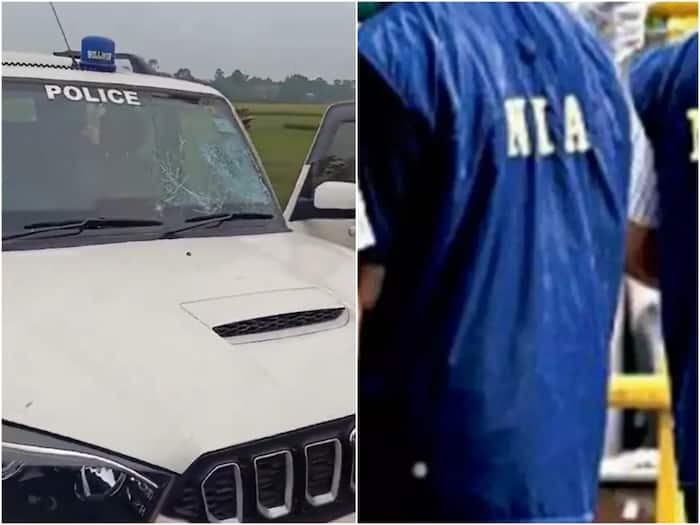 VIDEO: NIA Team Attacked With Stones In West Bengal's East Midnapore, Officer Injured