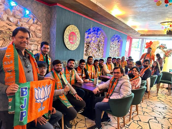 Indian Diaspora Hold 'Chai Pe Charcha' In Munich To Support PM Modi's '400 Paar' Goal