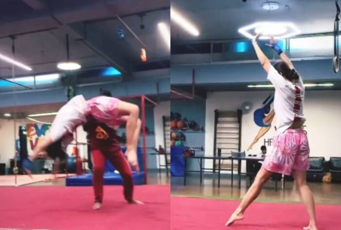 Disha Patani's Intense Cartwheel Flip Training is What We Need to Beat The Monday Blues- Watch New Video