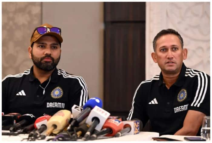 Rohit Sharma, Ajit Agarkar, Rohit Sharma news, T20 World Cup squad announcement, India’s t20 World Cup squad announcement date, Roht Sharma meets Ajit Agarkar, Hardik Pandya, BCCI selection meeting, BCCI announce T20 World Cup squad, Shubman Gill, Yashasvi Jaiswal,