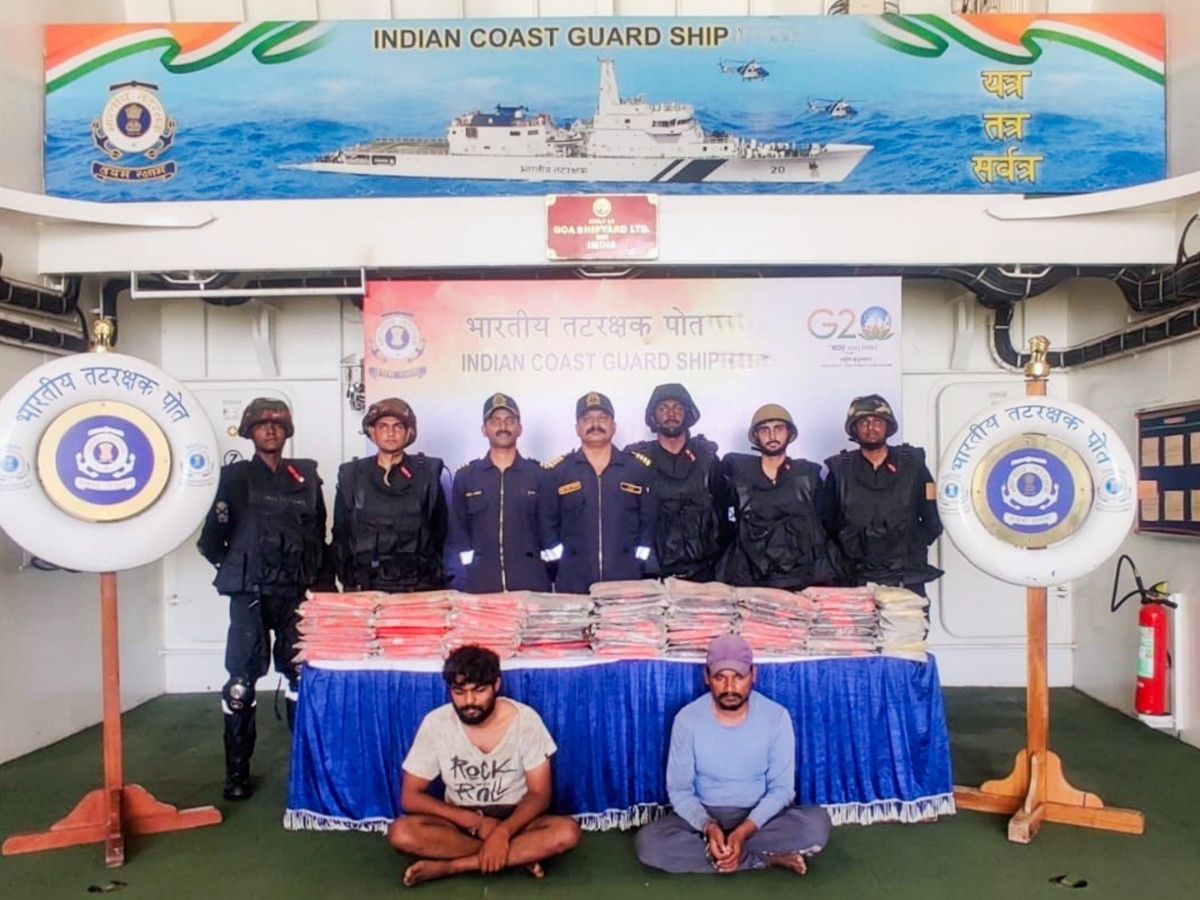 Fishing Boat With 173 KG Hashish Seized Off Gujarat Coast, Day After Pak Nationals' Arrest With Narcotics Worth Rs 602 Cr