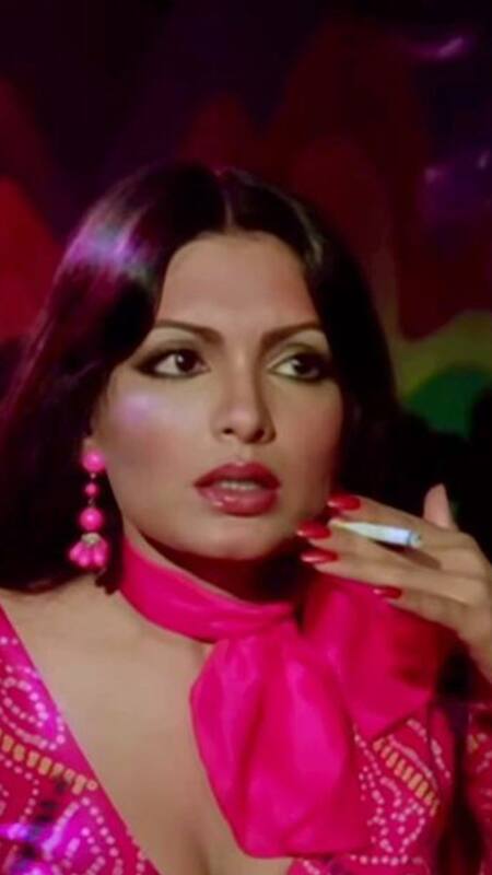 parveen babi red dress Parveen babi fashion