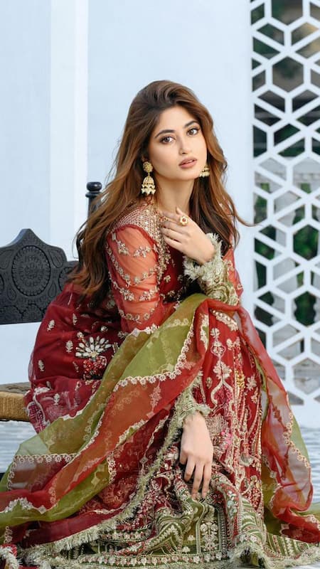 sajal ali dress designs Sajal ali
