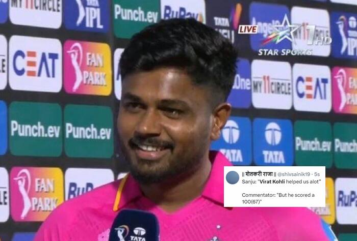 Virat Kohli, Virat Kohli news, Virat Kohli age, Virat Kohli updates, Virat Kohli runs, Virat Kohli records, Virat Kohli IPL, Virat Kohli RCB, Sanju Samson, Sanju Samson News, Sanju Samson age, Sanju Samson updates, Sanju Samson IPL, Sanju Samson RR, Sanju Samson runs, Sanju Samson records, RR vs RCB, RR vs RCB Highlights, RR vs RCB as it happened, IPL 2024, IPL 2024 Updates, Cricket News