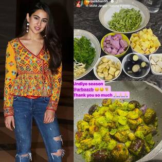 Sara Ali Khan's Unexpected Reaction to Receiving Greasy Undhiyu