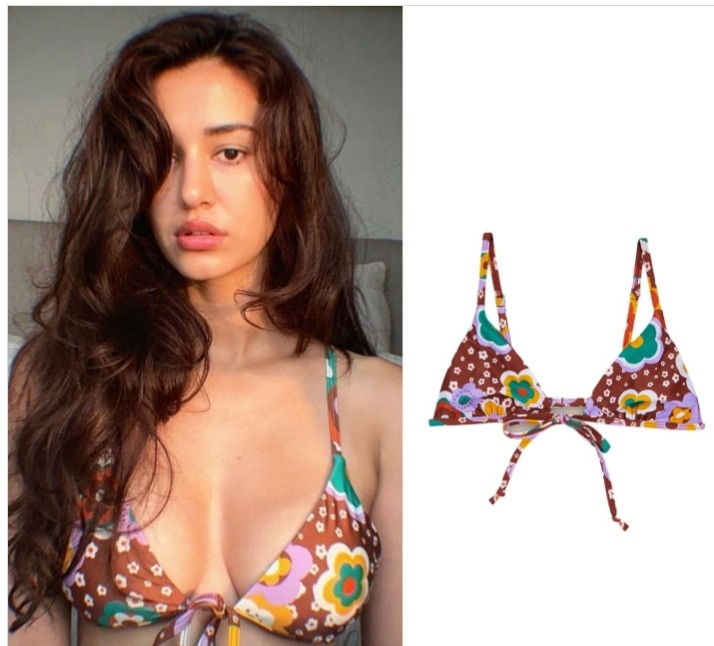Price of Disha Patani's Floral Bikini Top 