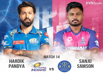 LIVE UPDATES | MI vs RR, IPL 2024, Match 14: Spotlight on Hardik Pandya!