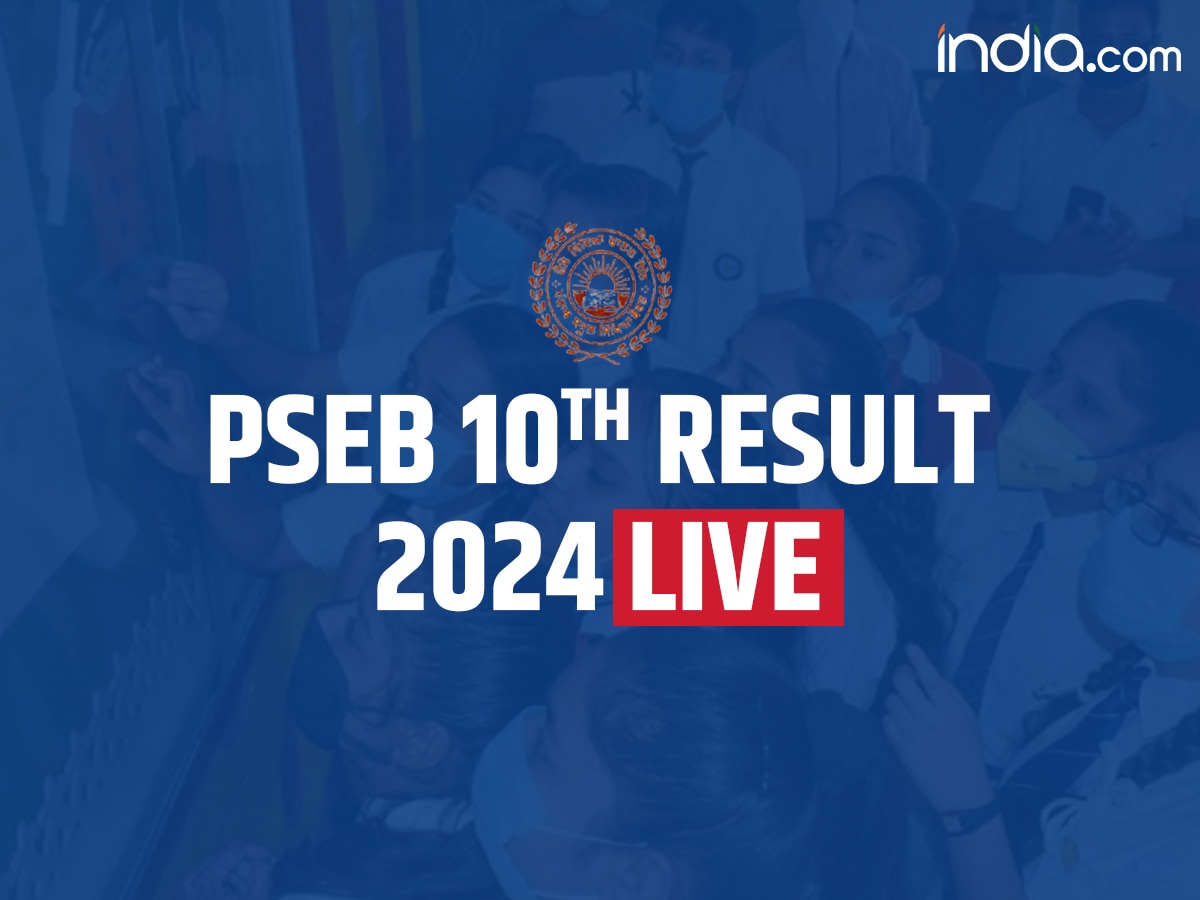 PSEB 10th Result 2024 LIVE Punjab Board Class 10th Matric Result at