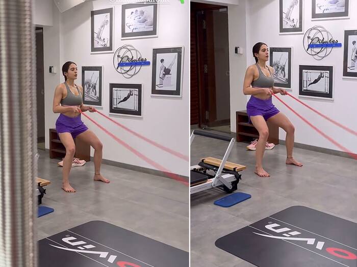 Sara Ali Khan's Intense Battle Rope Workout Video Can Be Blur But NOT Her Focus- WATCH