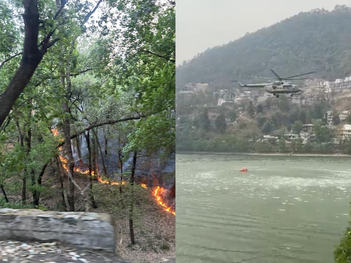 Massive Forest Fire Rages Nainital: Army, IAF Called In As Fire Reaches Uttarakhand's HC Colony, Boating Suspended - 10 Points