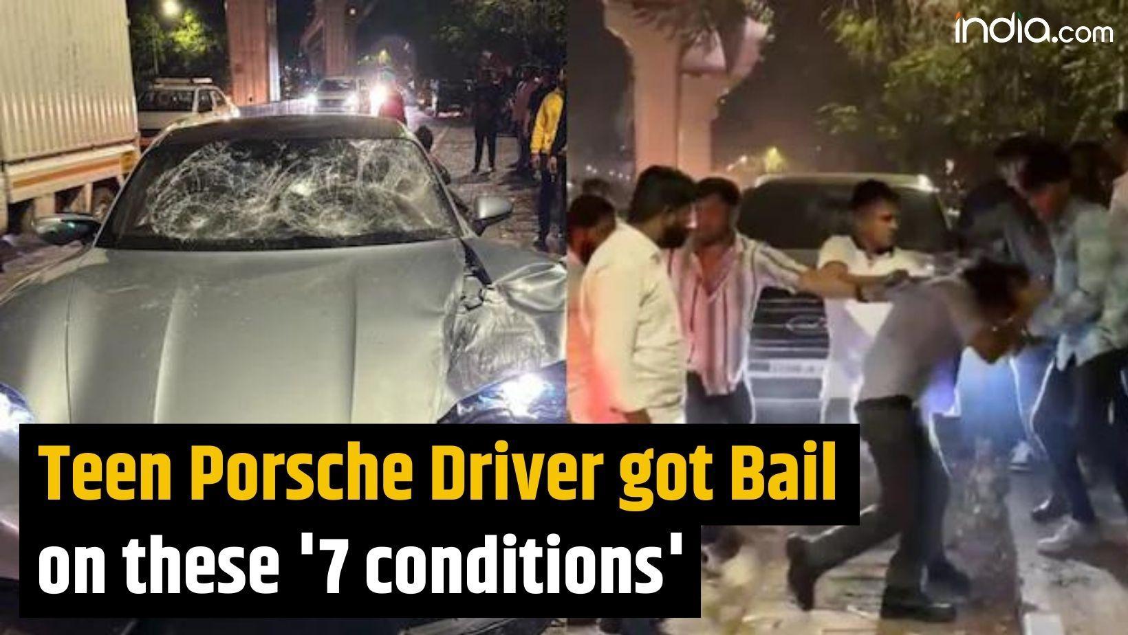 Pune Porsche crash: With 7 Conditions, Teen Porsche Driver Got Bail ...